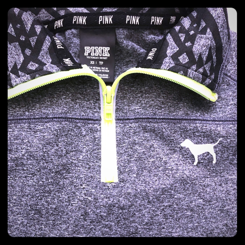 New PINK Victoria Secret XS Athletic hoodie neon